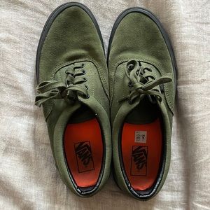 Exclusive Vans for J. Crew Classic Sneakers. Sage green